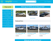Tablet Screenshot of bayclassifieds.recycler.com